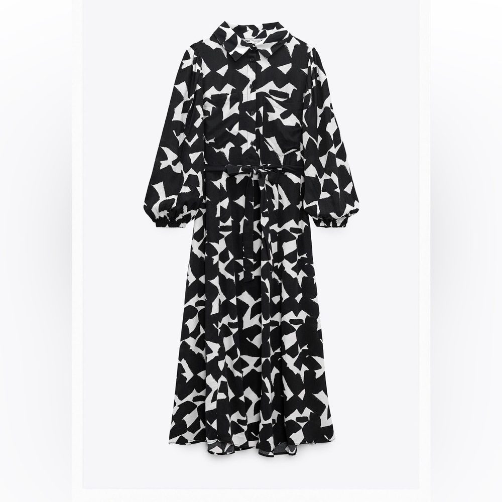 NWT Zara dress belted